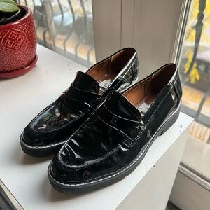 Black Leather Loafers